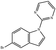 5-bromo-1-pyrimidin-2-yl-1H-indol Struktur