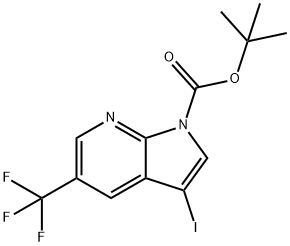 tert-Butyl 3-iodo-5-(trifluoromethyl)-1H-pyrrolo-[2,3-b]pyridine-1-carboxylate price.