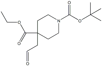 4-(2-Oxoethyl)-piperidine-1,4-dicarboxylic acid 1-tert-butyl ester 4-ethyl ester