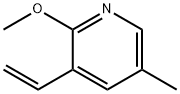 2-Methoxy-5-methyl-3-vinylpyridine Struktur