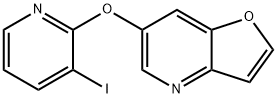 6-(3-Iodopyridin-2-yloxy)furo[3,2-b]pyridine Struktur