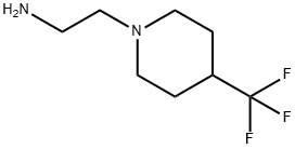 2-(4-(trifluoroMethyl)piperidin-1-yl)ethanaMine Struktur