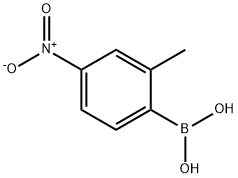 2-Methyl-4-nitrophenylboronic acid Struktur