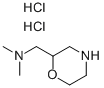 DIMETHYL-MORPHOLIN-2-YLMETHYL-AMINE DIHYDROCHLORIDE Struktur