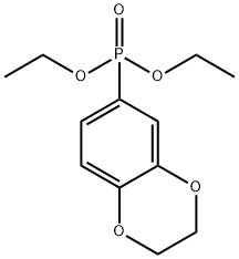 diethyl 2,3-dihydrobenzo[b][1,4]dioxin-6-ylphosphonate Struktur