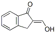 1H-Inden-1-one, 2,3-dihydro-2-(hydroxymethylene)-, (E)- (9CI) Struktur