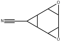 3,6-Dioxatetracyclo[6.1.0.02,4.05,7]nonane-9-carbonitrile  (9CI) Struktur