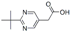 5-Pyrimidineacetic acid, 2-(1,1-dimethylethyl)- (9CI) Struktur