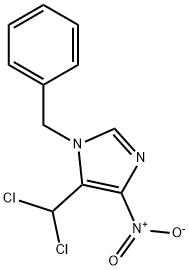 1-BENZYL-5-DICHLOROMETHYL-4-NITROIMIDAZOLE Struktur