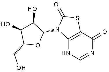 7-THIO-8-OXOGUANOSINE Struktur