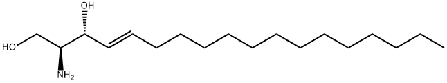 D-ERYTHRO-SPHINGOSINE Structure