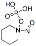 1-hydroxy-N-nitrosopiperidine phosphate ester Struktur