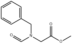 Methyl 2-(N-benzylforMaMido)acetate Struktur