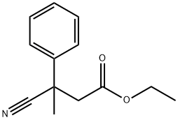 β-Cyano-β-Methyl-hydrocinnaMic Acid Ethyl Ester Struktur