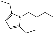 2,5-DIETHYL-1-BUTYLPYRROLE Struktur