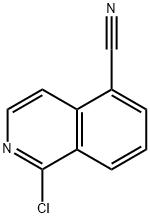 1-氯異喹啉-5-甲腈, 1231761-23-1, 結構式