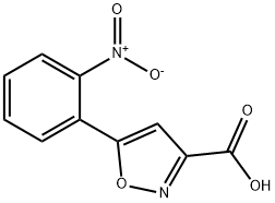 5-(2-Nitrophenyl)isoxazole-3-carboxylic Acid Struktur