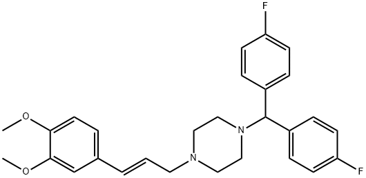 Trelnarizine Struktur