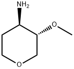 trans-4-aMino-3-(Methoxy)tetrahydropyran Struktur