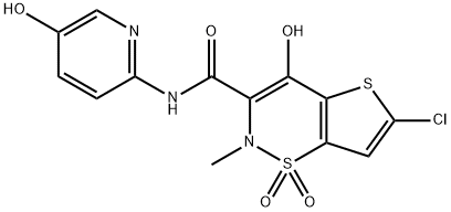 5-HYDROXY LORNOXICAM Struktur