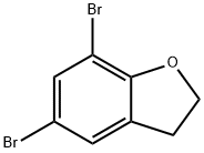 5,7-DIBROMO-2,3-DIHYDROBENZOFURAN Struktur