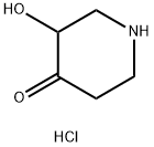 4-Piperidinone, 3-hydroxy-, hydrochloride Struktur