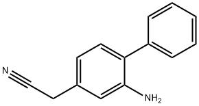 2-AMINO-(1,1'-BIPHENYL)-4-ACETONITRILE Struktur