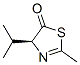 5(4H)-Thiazolone,2-methyl-4-(1-methylethyl)-,(S)-(9CI) Struktur