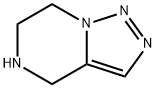 4,5,6,7-TETRAHYDRO-[1,2,3]TRIAZOLO[1,5-A]PYRAZINE Struktur