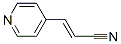 2-Propenenitrile,3-(4-pyridinyl)-,(2E)-(9CI) Struktur