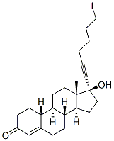 17-(6'-iodohex-1'-ynyl)-19-nortestosterone Struktur