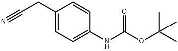 4-(N-BOC-AMinophenyl)acetonitrile Struktur