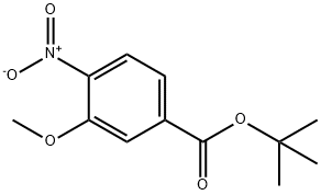 TERT-BUTYL 3-METHOXY-4-NITROBENZOATE Struktur