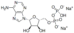 Adenosine-5'-diphosphatedisodiumsalt Struktur