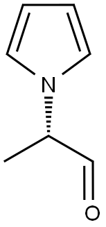 1H-Pyrrole-1-acetaldehyde,alpha-methyl-,(S)-(9CI) Struktur