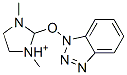 2-(benzotriazol-1-yl)oxy-1,3-dimethylimidazolidinium Struktur