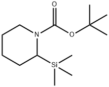 1-BOC-2-TRIMETHYLSILANYLPIPERIDINE Struktur