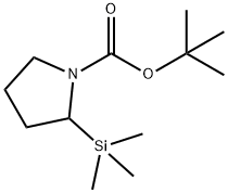 1-BOC-2-TRIMETHYLSILANYLPYRROLIDINE Struktur