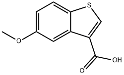 5-Methoxybenzo[b]thiophene-3-carboxylic acid Struktur