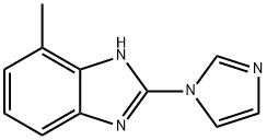 1H-Benzimidazole,2-(1H-imidazol-1-yl)-4-methyl-(9CI) Struktur