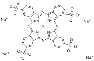 COPPER(II) PHTHALOCYANINE-3 4' 4'' 4'''& Struktur