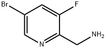 (5-bromo-3-fluoropyridin-2-yl)methanamine Struktur