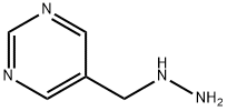 Pyrimidine, 5-(hydrazinylmethyl)- Struktur