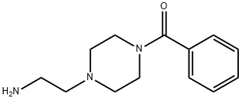 1-Benzoyl-4-(2-aminoethyl)piperazine Struktur