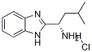 (S)-1-(1H-Benzimidazol-2-yl)-3-methylbutylamine Hydrochloride Struktur