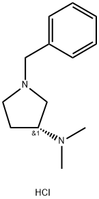 (R)-1-Benzyl-3-dimethylaminopyrrolidine Dihydrochloride Struktur