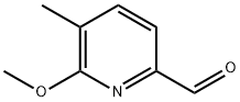 2-Pyridinecarboxaldehyde, 6-methoxy-5-methyl- (9CI) Struktur