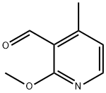 3-Pyridinecarboxaldehyde, 2-methoxy-4-methyl- (9CI) Struktur