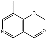 3-Pyridinecarboxaldehyde, 4-methoxy-5-methyl- (9CI) Struktur