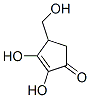 2-Cyclopenten-1-one, 2,3-dihydroxy-4-(hydroxymethyl)- (9CI) Struktur